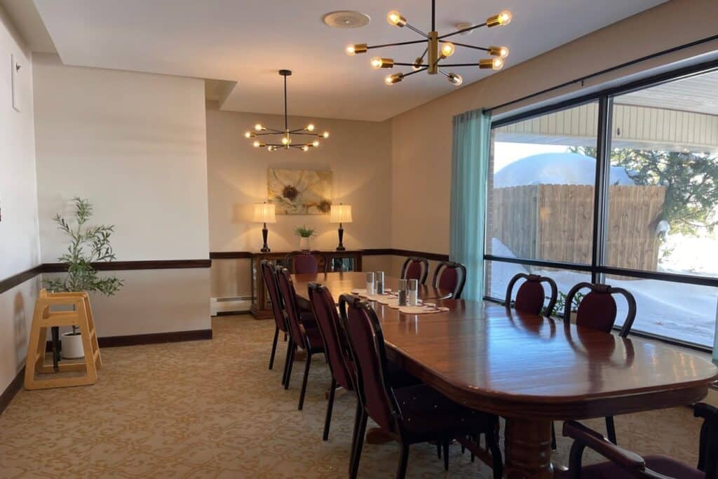 Long Table in Dining Area